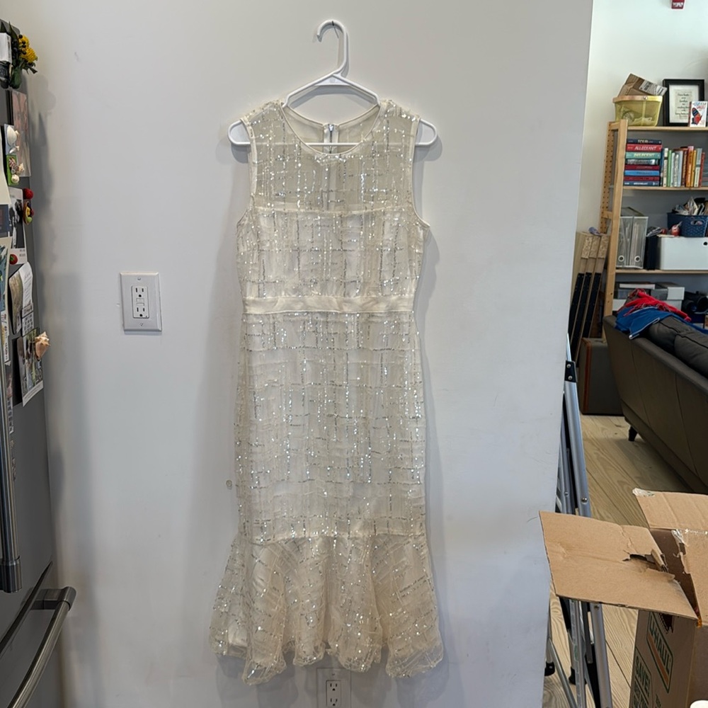 Lulus White Midi Dress End Flair - Bride Dress